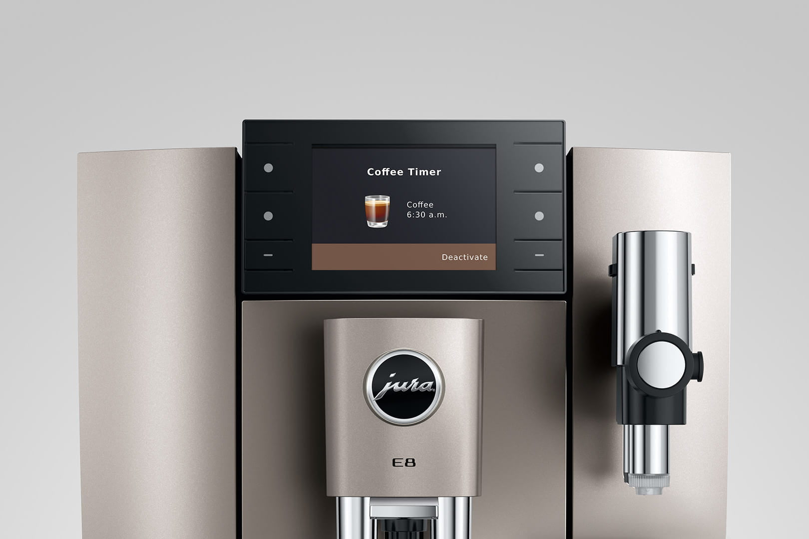 JURA E8 Midnight Silver