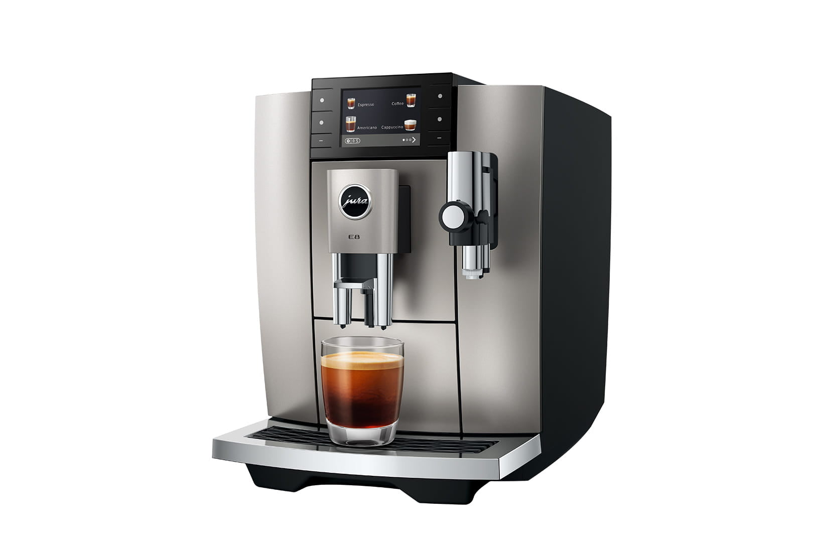 JURA E8 Midnight Silver