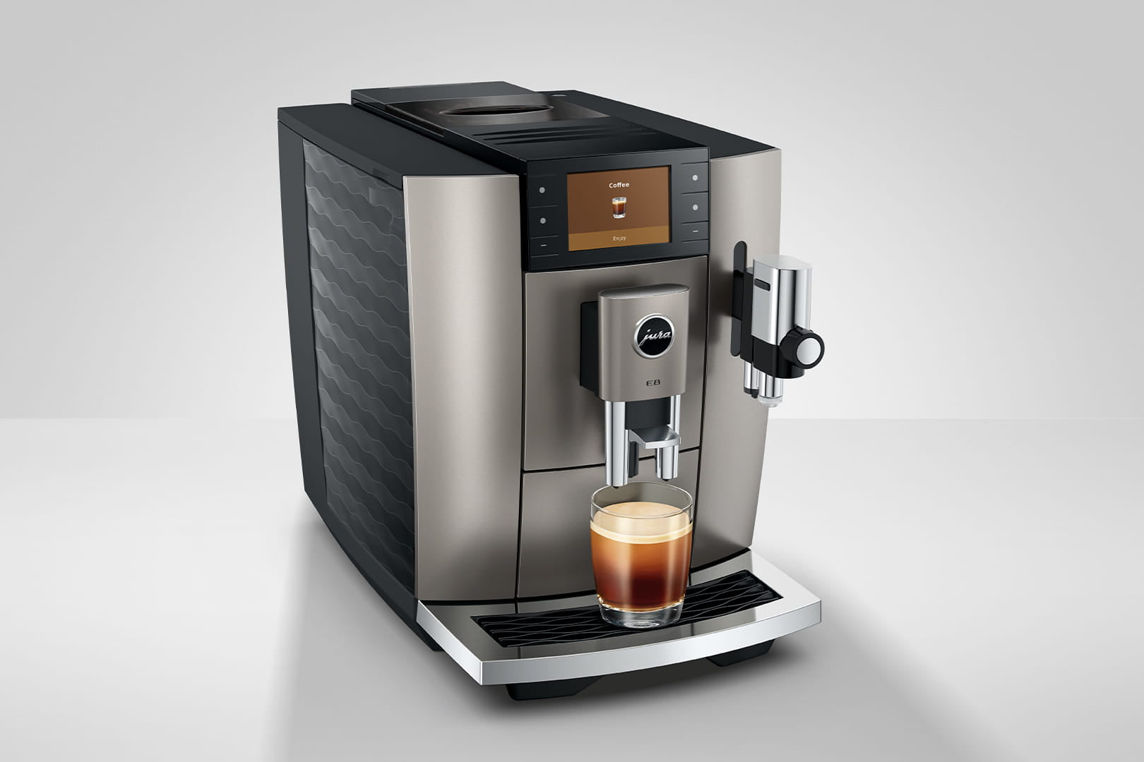 JURA E8 Midnight Silver