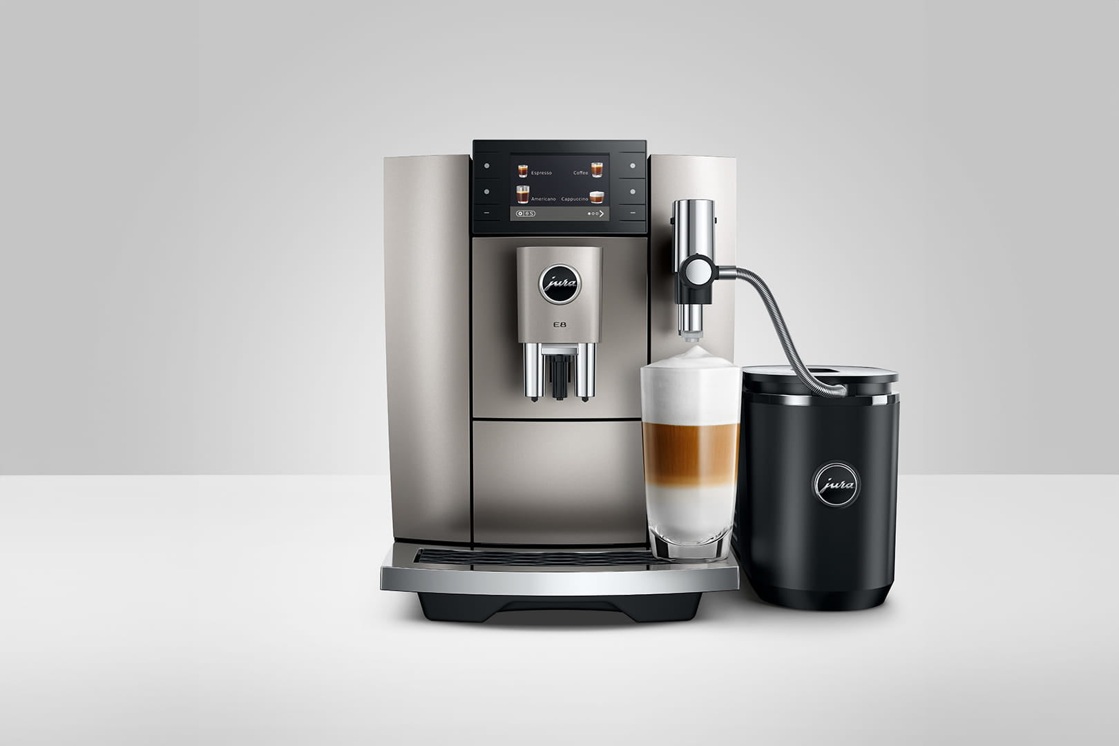 JURA E8 Midnight Silver