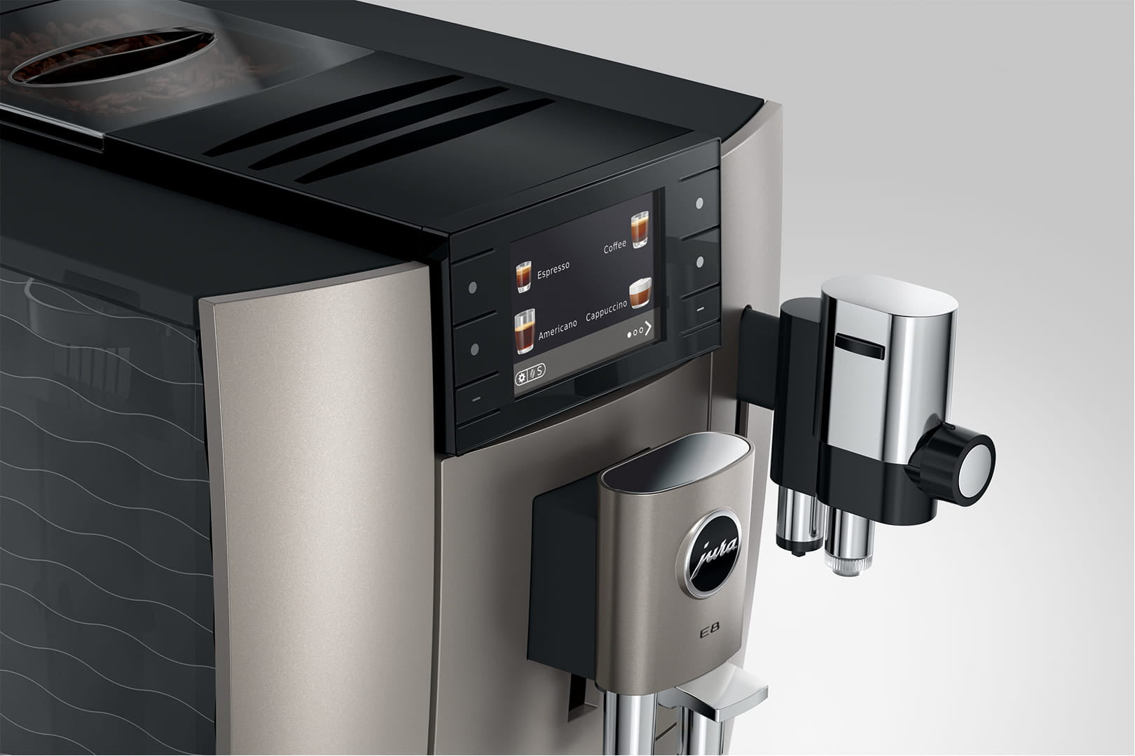 JURA E8 Midnight Silver
